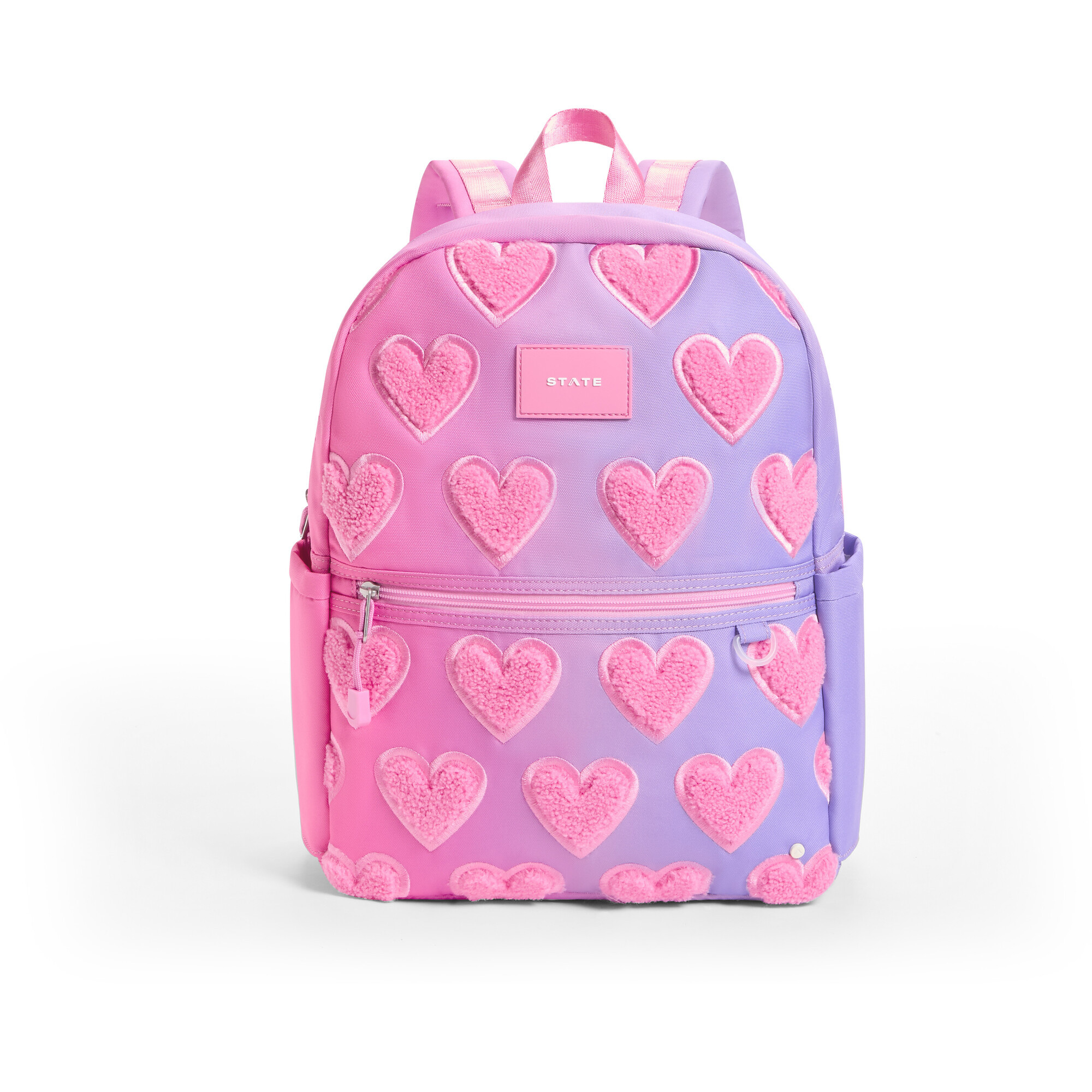 Kane Backpack, Ombre Fuzzy Hearts | Maisonette