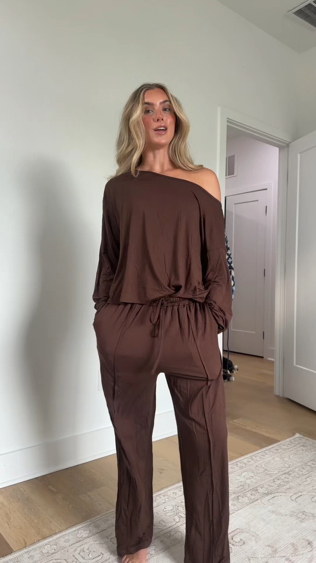 Amazon Women's 2 Piece Lounge Sets Fall Outfits off Shoulder Long Sleeve Tops and Wide Leg Pants Casual Matching Sweatsuits

#LTKootd #LTKSaleAlert #LTKTravel