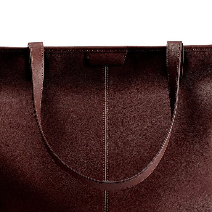 Large Zippered Downtown Tote | Leatherology