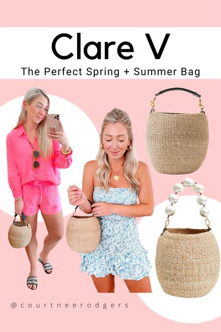 Clare V Pot De Miel Straw Tote Bag💗
// Pink set ➡️ medium top/small bottom

straw handbags, spring style, summer fashion, summer handbags, clare v, best seller, travel 

#LTKstyletip #LTKitbag #LTKtravel
