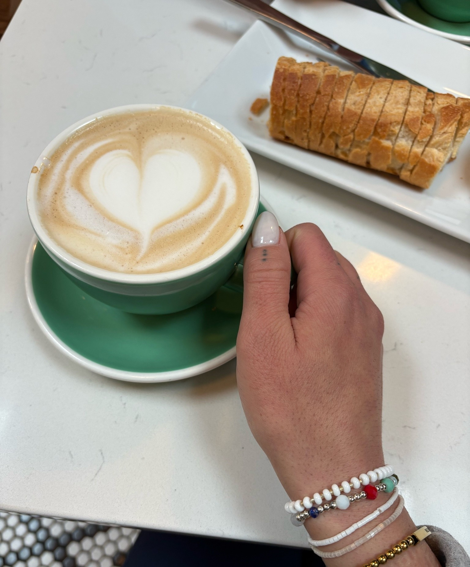 Spring jewelry and nail color!! 
Linked!!

#LTKgrwm #LTKootd #LTKdayinmylife