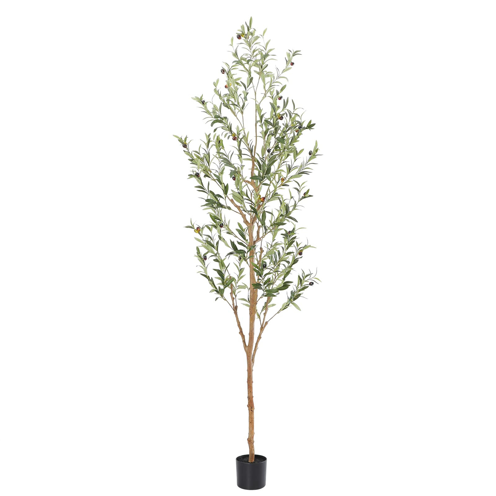 Bellacat Faux Olive Tree 7ft，Olive Trees Artificial Indoor with Natural Wood Trunk and Realisti... | Amazon (US)