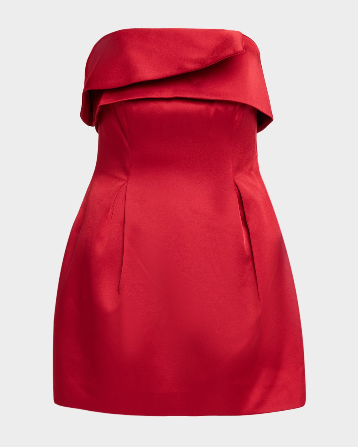Ayla Strapless Structured Mini Dress | Neiman Marcus