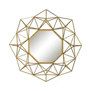 Geometric Wire Mirror | Bed Bath & Beyond