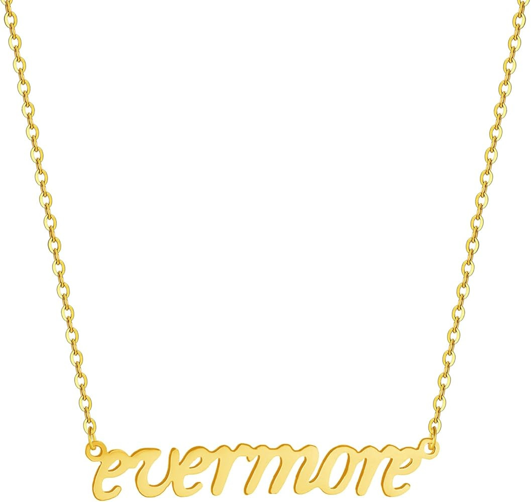 Album Song Title Necklace for Women, TS Inspired Necklace for Music Lover, Singer Fans Gifts Neck... | Amazon (US)