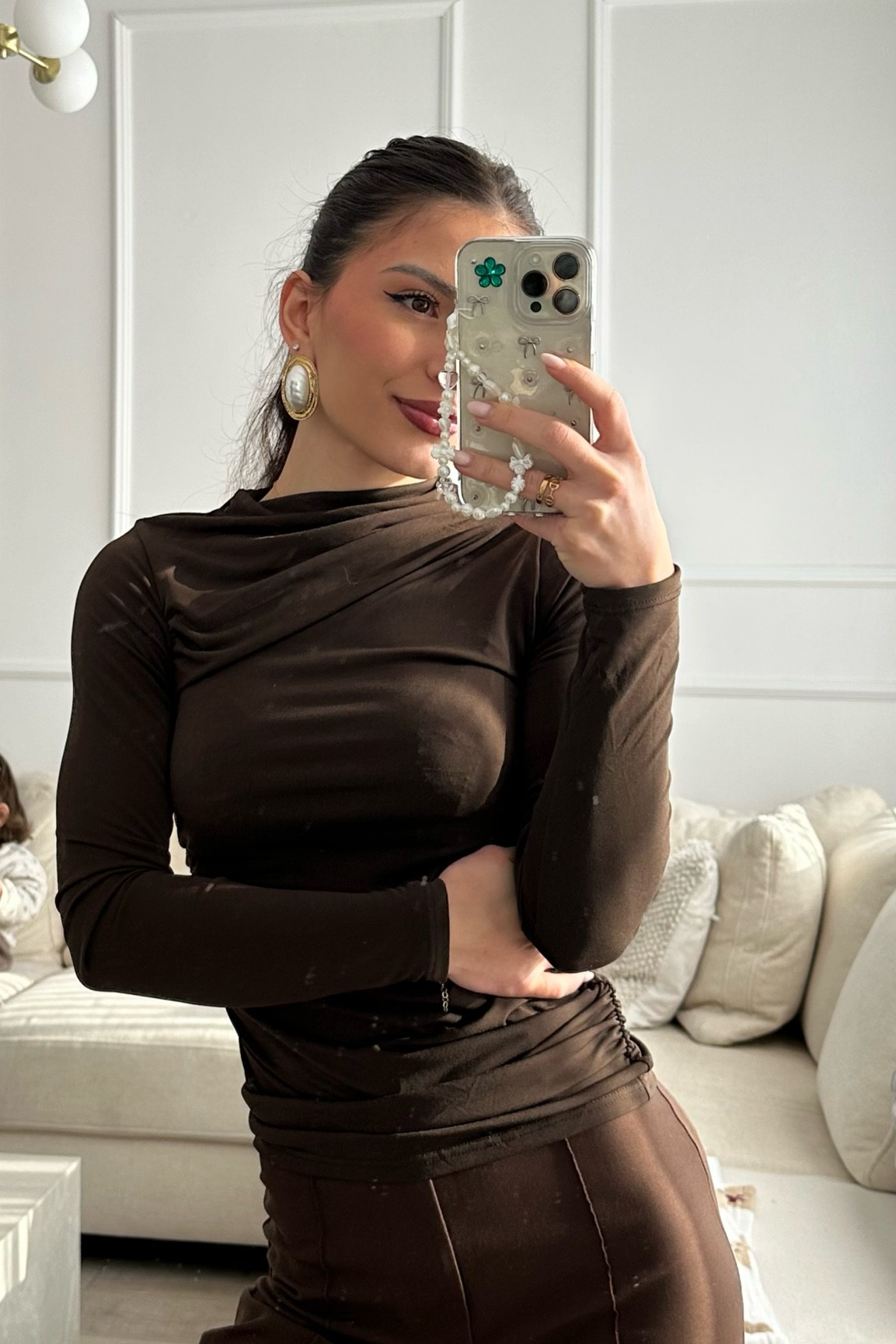 Brown top