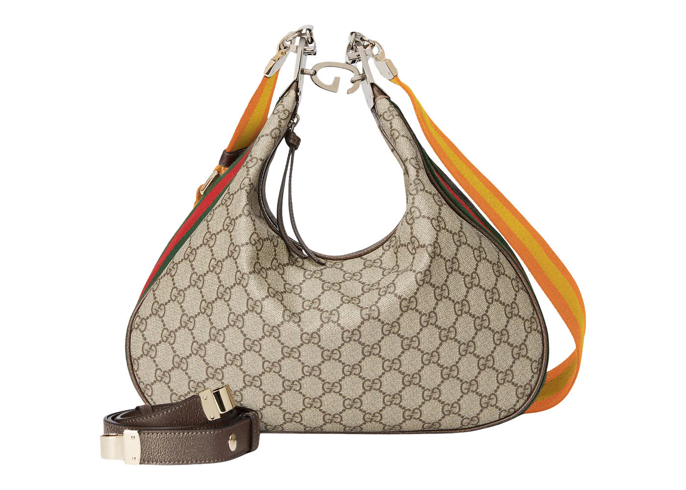 Women's Gucci Attache Shoulder Bag Large GG Supreme/in Beige/Ebony | StockX