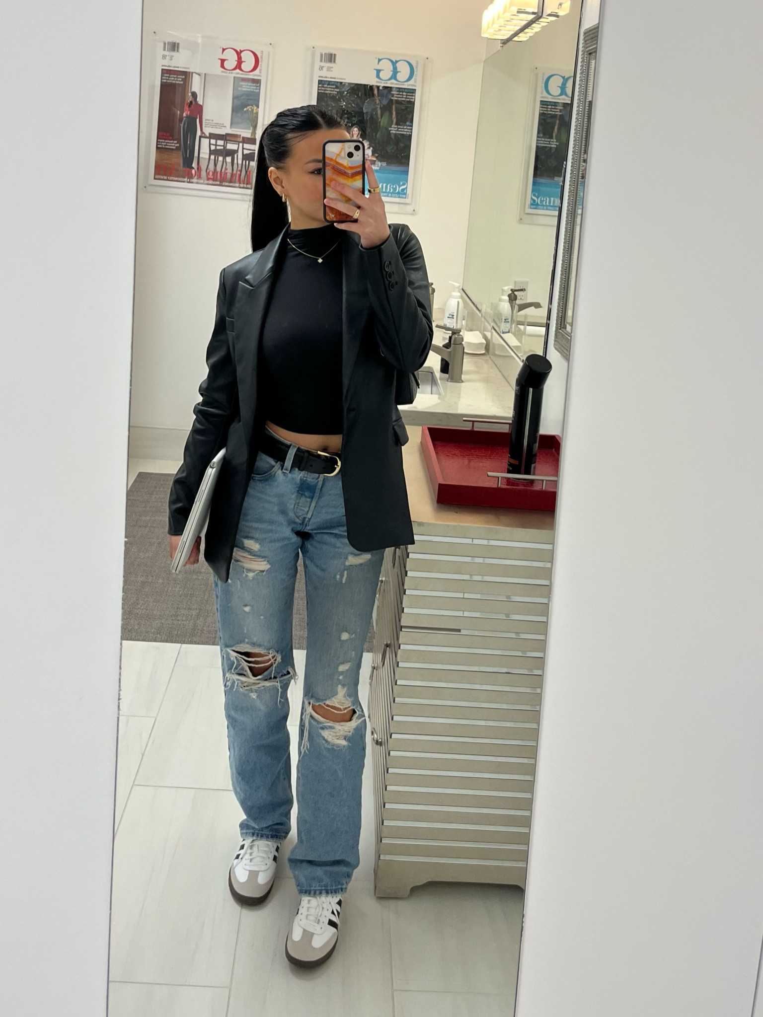 office work fit 🖤

#LTKfindsunder100 #LTKworkwear