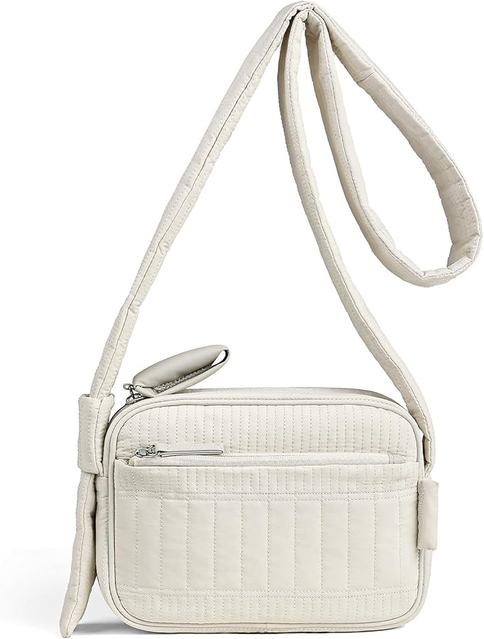 HomemeDiary Small Puffer Crossbody Bags for Women, RFID Travel Quilted Shoulder Purses, Puffy Han... | Amazon (US)
