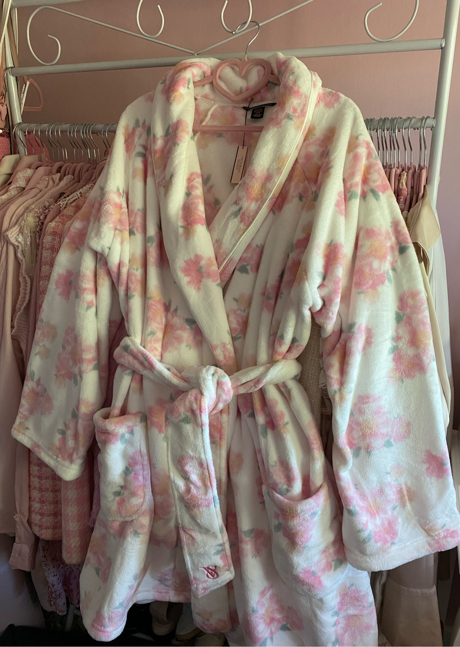 I couldn’t pass up Victoria’s secret’s sale, this bathrobe is too pretty!  #girly #floral #cottagecore #hyperfeminine 

#LTKhome #LTKunder50 #LTKstyletip