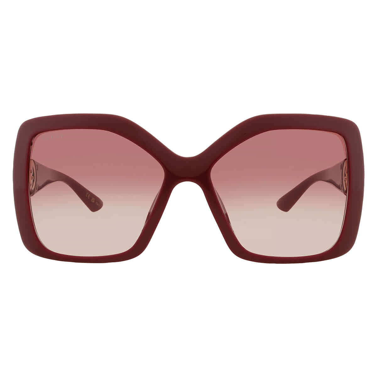 Gucci Burgundy Gradient Square Ladies Sunglasses GG2015S 002 59 | Jomashop.com & JomaDeals.com