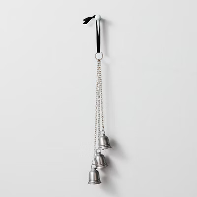 3-Bell Matte Swag Silver - Hearth & Hand™ with Magnolia | Target
