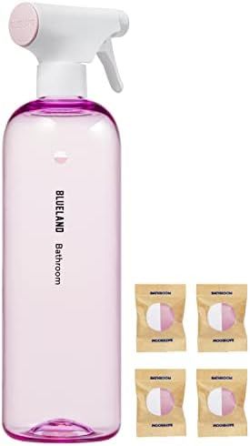 BLUELAND Bathroom Cleaning Spray Bottle with 4 Refill Tablets - Eco Friendly Products & Cleaning Sup | Amazon (US)