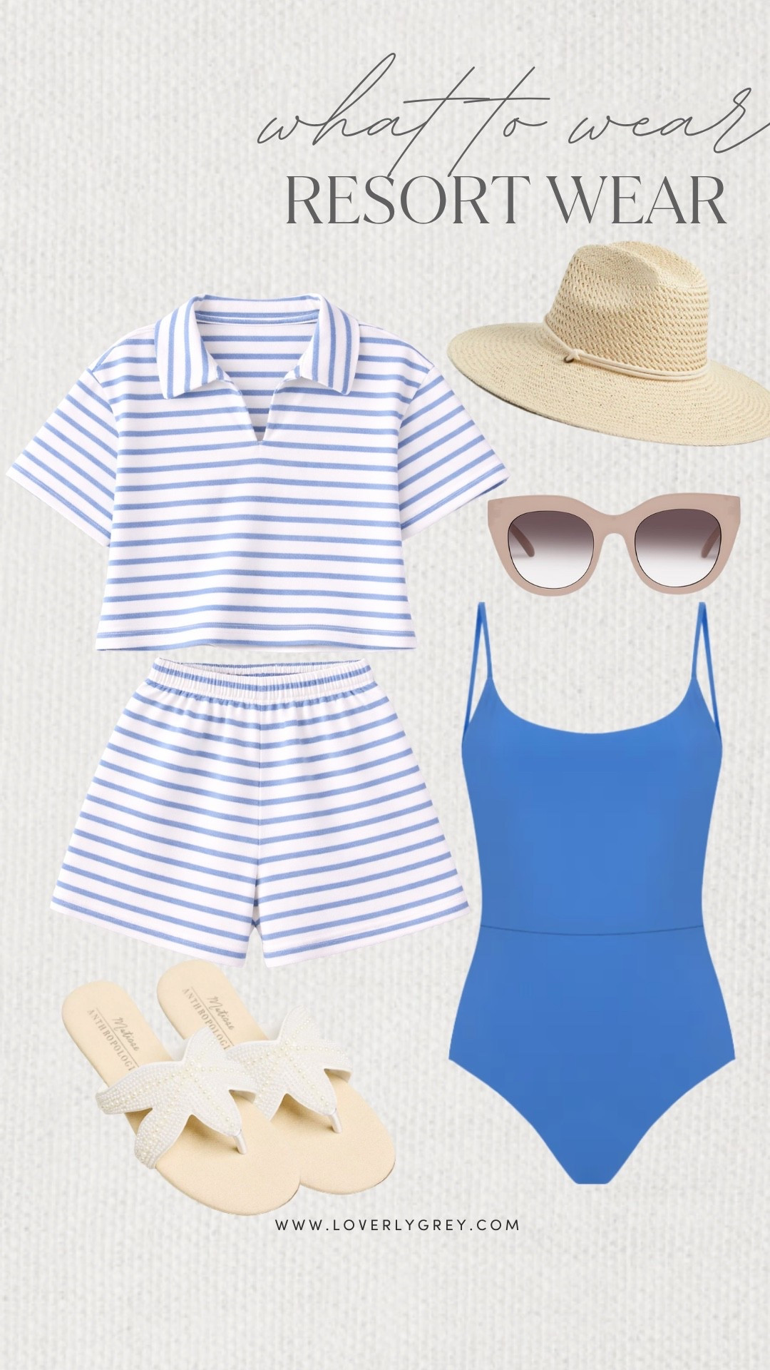 Loverly Grey, what to wear for resort wear! I am loving this striped matching set from Tuckernuck to toss on over a bathing suit! I’d style it with a fun hat, sunglasses, and cute sandals! Loverly Grey, what to wear, resort wearr

#LTKdayinmylife #LTKgrwm #LTKootd