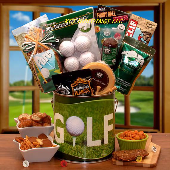 Fore Golfers Gift Pail Gift Basket Golf Gift  Father's - Etsy | Etsy (US)