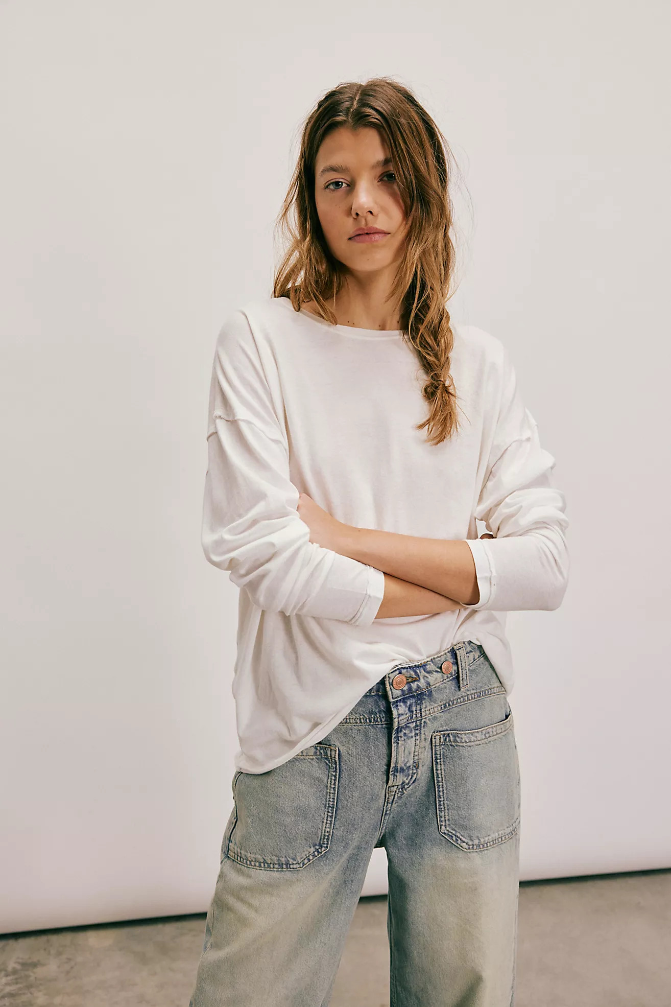 We The Free Nina Long-Sleeve Tee | Free People (UK)