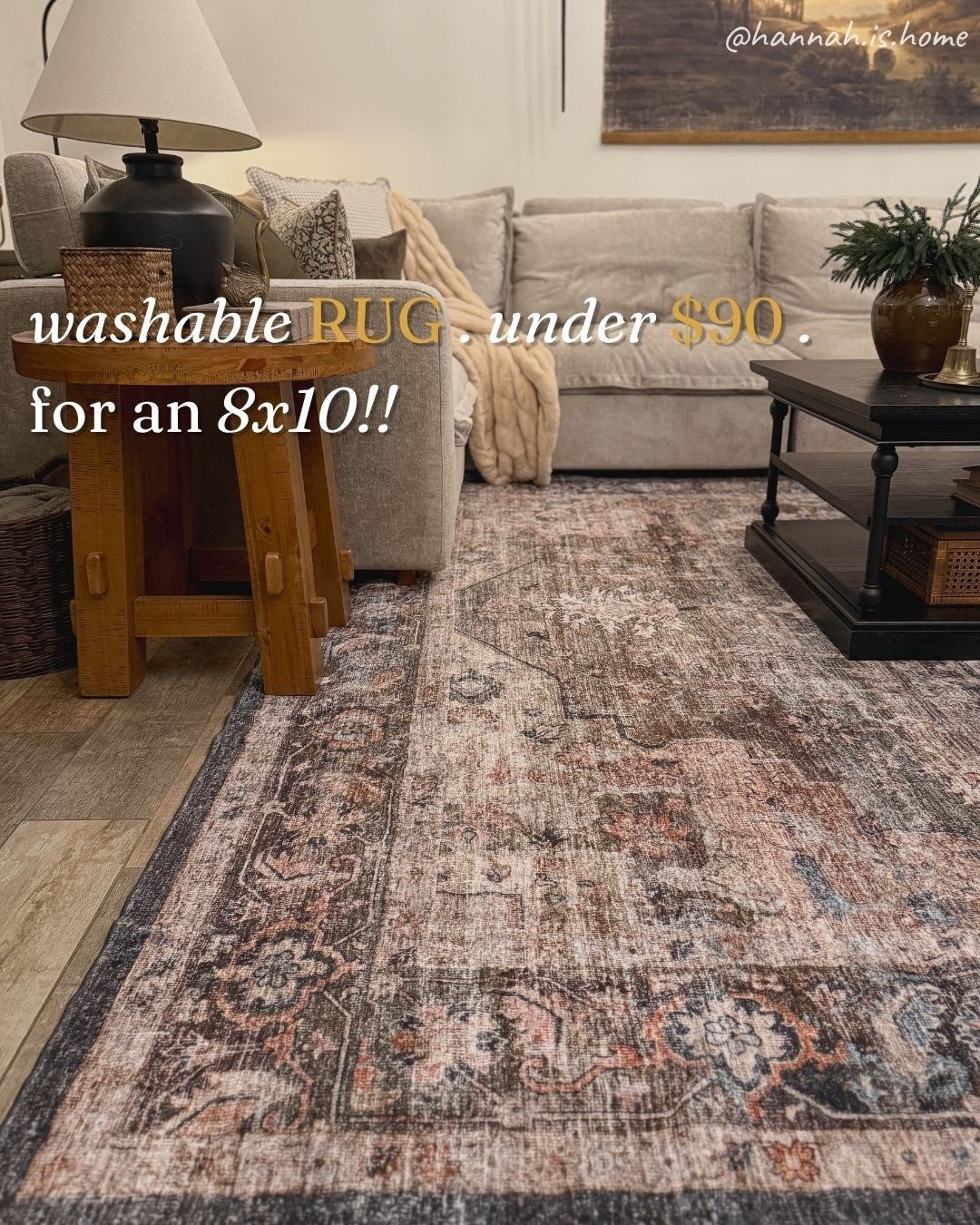 I’m all about a washable rug that is soft and looks designer!!

#LTKdayinmylife #LTKHome