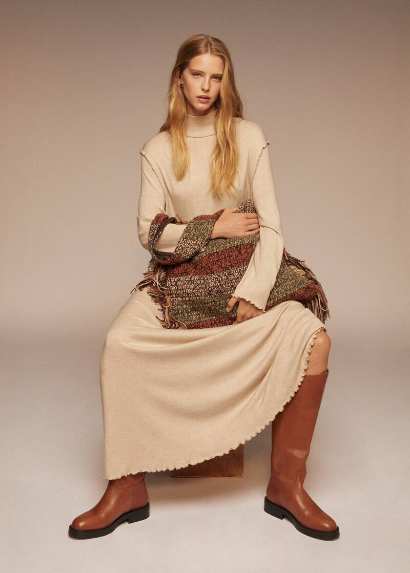 Fringed shopper bag | MANGO (US)