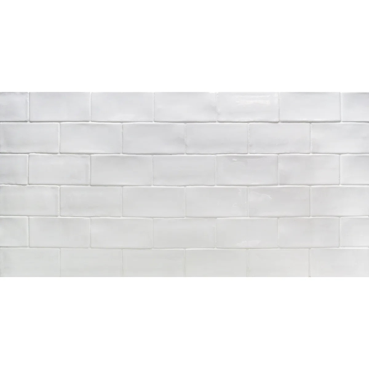 Barcelona 3x6 Blanco Polished Ceramic Subway Wall Tile (5.38 Sq. Ft. / Case) | Wayfair North America