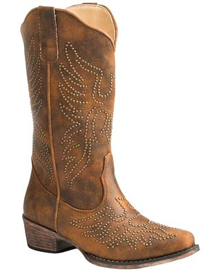 Roper Women's Vintage Western Boot - Snip Toe - 09-021-1566-2499 BR | eBay US