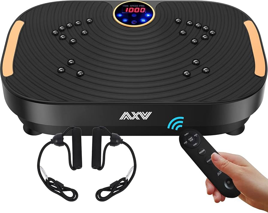 AXV Vibration Plate Fitness Platform Exercise Machine Vibrating Lymphatic Drainage Shaking Full B... | Amazon (US)