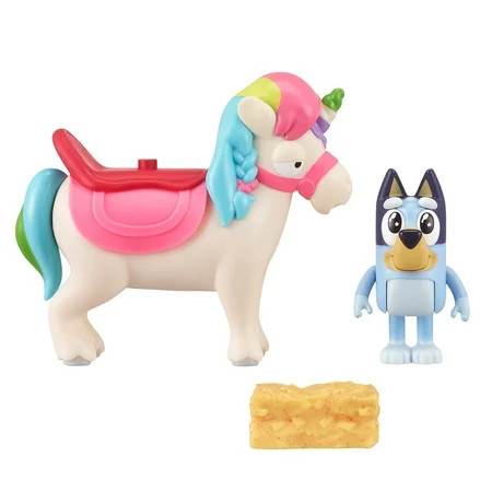 Bluey Unipony Vehicle and Figure Pack, Articulated Figures | Walmart (US)