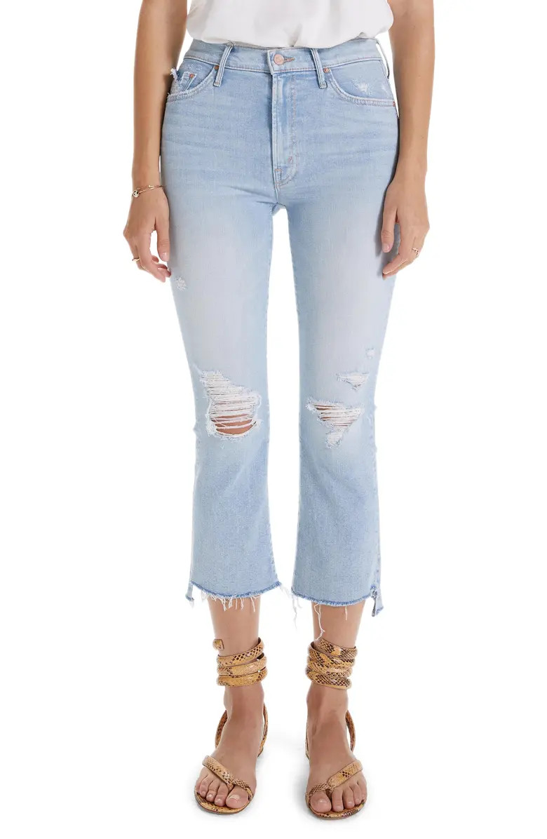 The Insider Crop Step Fray Jeans | Nordstrom | Nordstrom