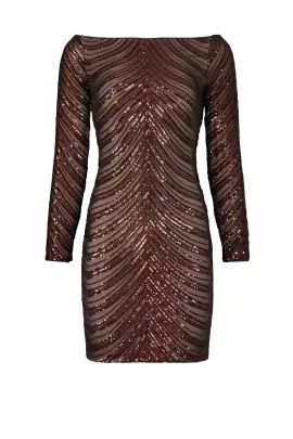 Malia Stripe Sequin Dress | Rent the Runway