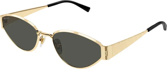 Gucci 55mm Geometric Sunglasses | Nordstrom | Nordstrom