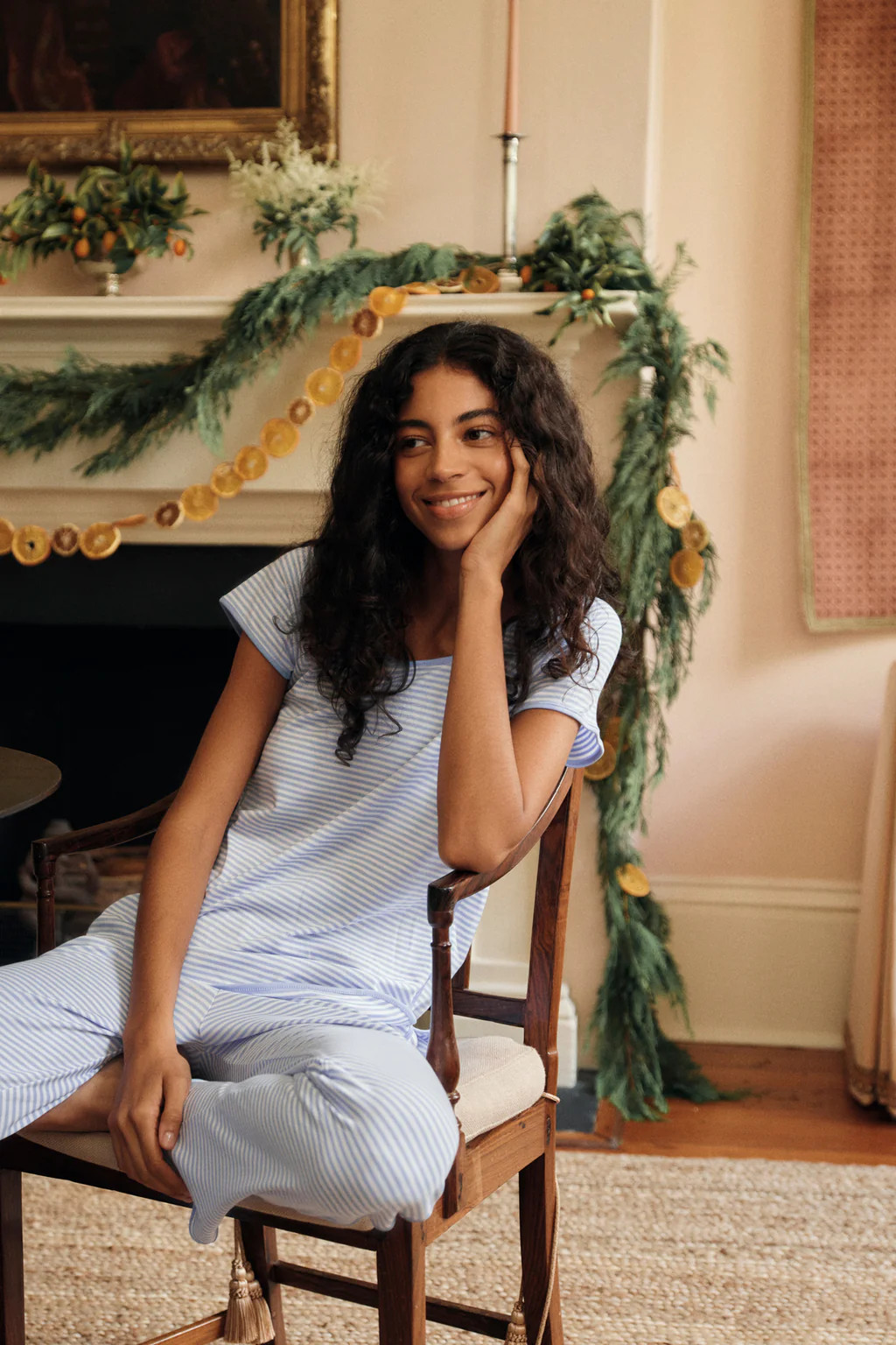 Pima Short-Long Set in Hydrangea | Lake Pajamas