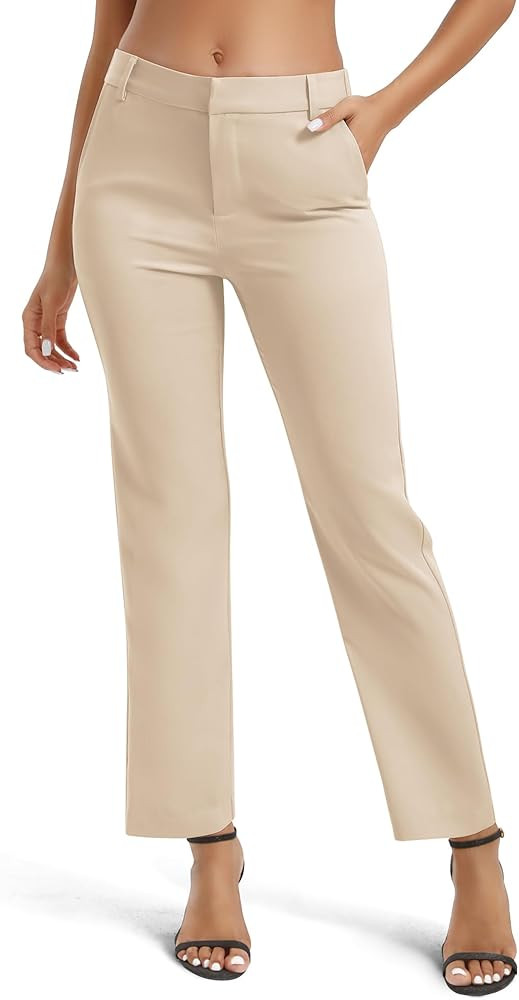 Urban CoCo Women's High Waisted Dress Pants 2024 Fall Stretch Work Slacks for Women Business Casu... | Amazon (US)