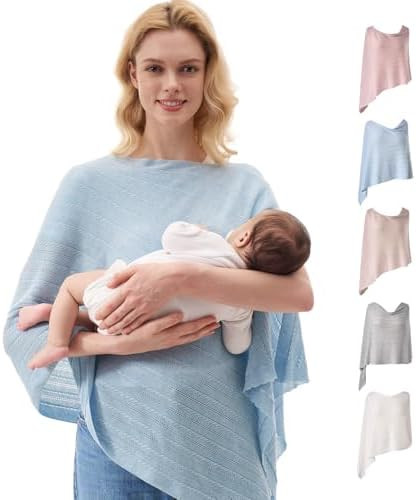 Momcozy Ultra-Light Nursing Cover for Breastfeeding, Soft Breathable Tencel™ Lyocell Fabric, Mu... | Amazon (US)