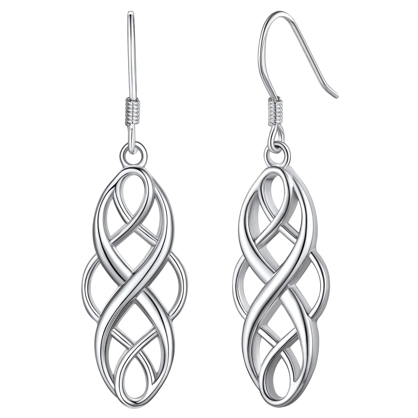 Silvora Old-school Sterling Silver Earrings Women Norse Celtic Knot Drop Dangle Earring Jewelry G... | Walmart (US)