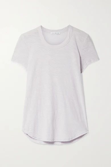 James Perse - Slub Supima Cotton-jersey T-shirt - Lilac | NET-A-PORTER (US)