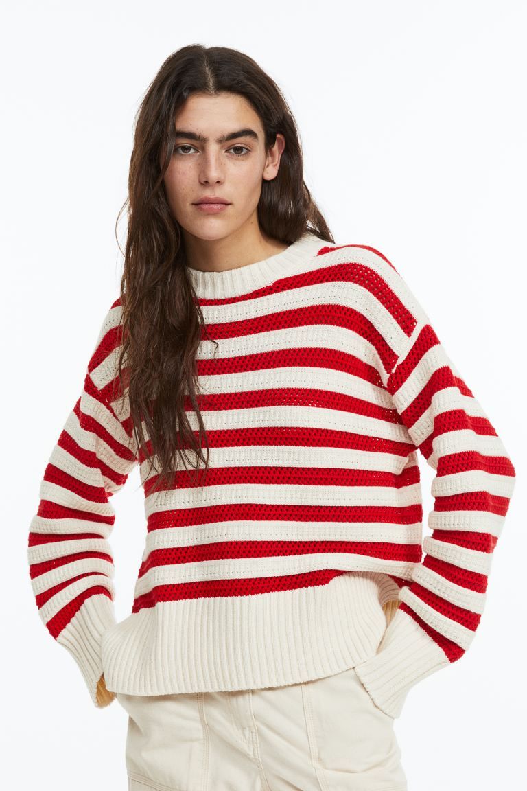 Pullover in Ajourstrick | H&M (DE, AT, CH, NL, FI)