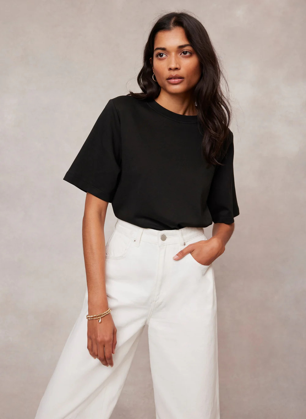 Black Ultimate Cotton T-Shirt | Mint Velvet