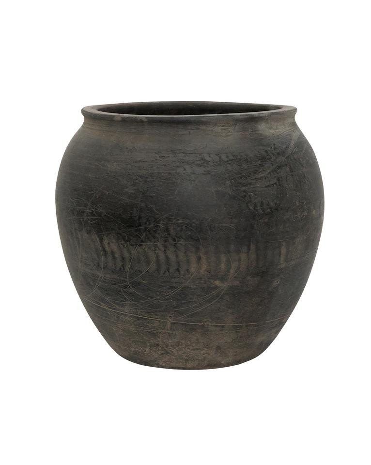Brushed Charcoal Vase | McGee & Co.