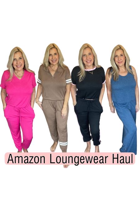 These loungewear sets are soooo soft and comfortable!!! Make sure to get them fast because they each still have coupons! I know you will love them as much as I do! 

#LTKmidsize #LTKsalealert #LTKActive