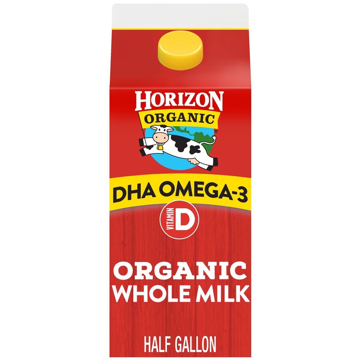 Horizon Organic Whole DHA Omega-3 Milk - 0.5gal | Target