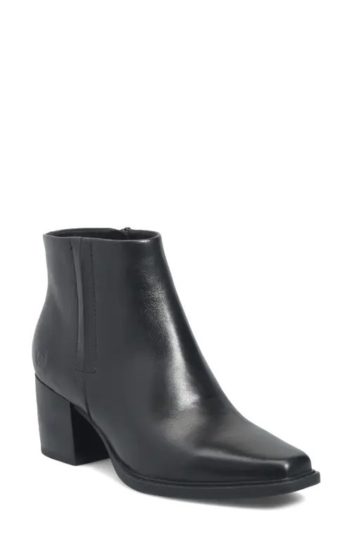 Børn Aiken Bootie in Black Leather at Nordstrom, Size 11 | Nordstrom