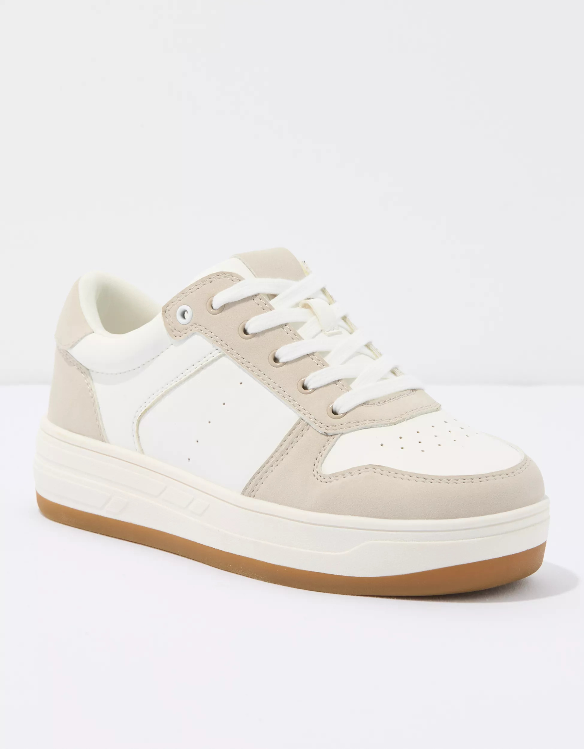 AE Embroidered Platform Sneaker | American Eagle Outfitters (US & CA)