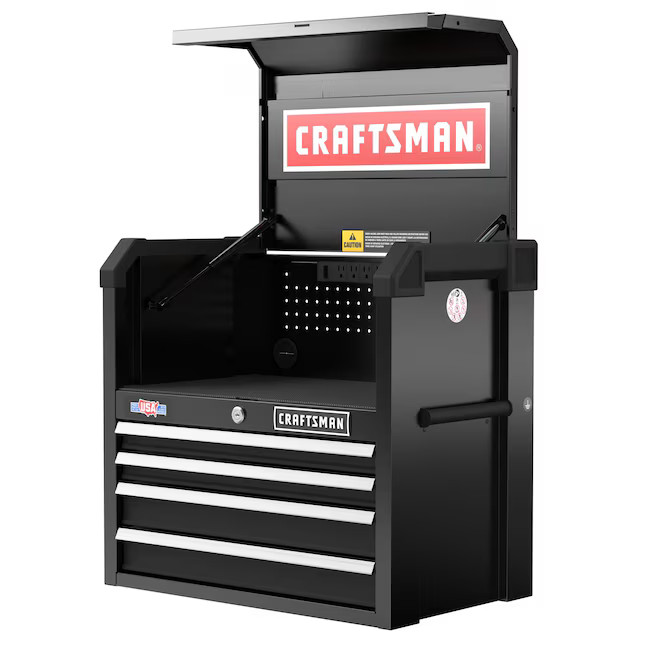 CRAFTSMAN 2000 Series 26-in W x 24.7-in H 4-Drawer Steel Tool Chest (Black) | Lowe's