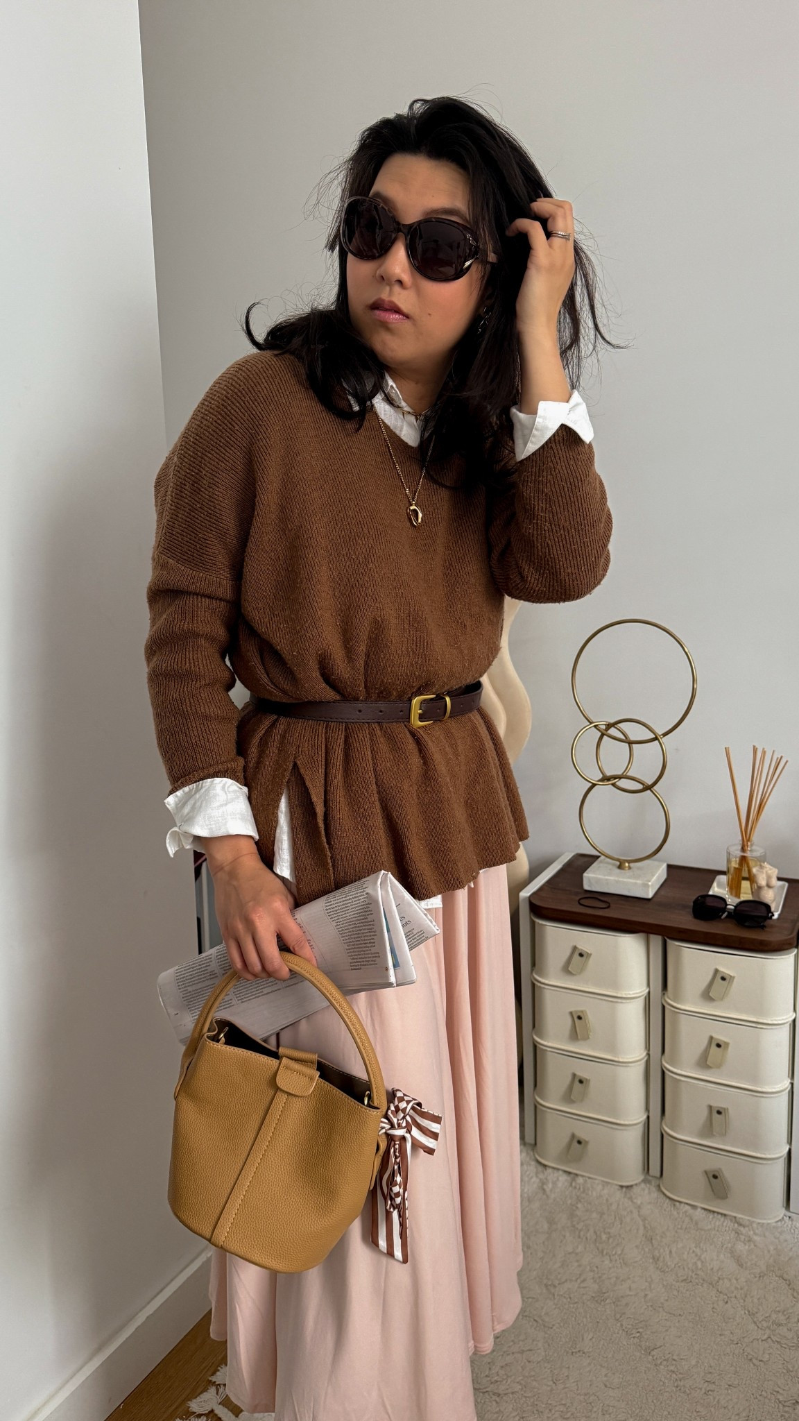 Sunday fit check! A lot of old/past season pieces so I’ll tag similar. #brownknit #winteroutfit #ootd #momfashion #casualchic 

#LTKdresses #LTKaustralia #LTKwinter