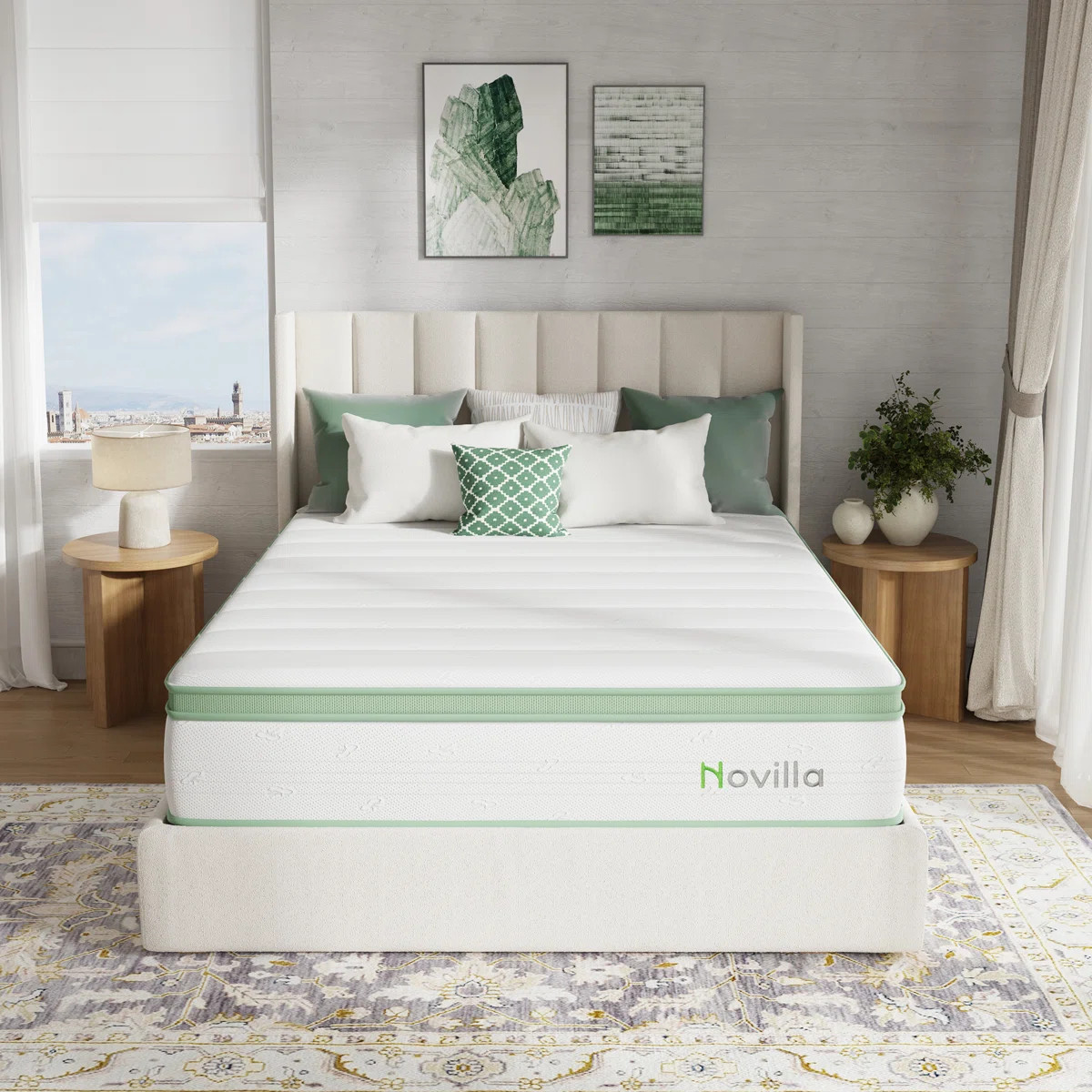 Novilla Medium Cooling Gel Memory Foam Hybrid Mattress | Wayfair North America