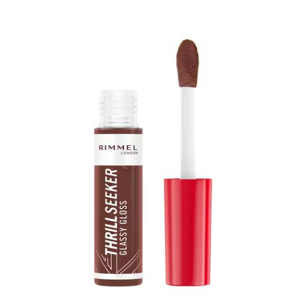Rimmel Thrill Seeker Glassy Gloss 800 Chocolate Glaze 10Ml | Superdrug