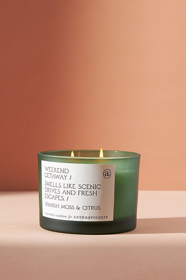 Anecdote Autumn Glass Candle | Anthropologie (US)