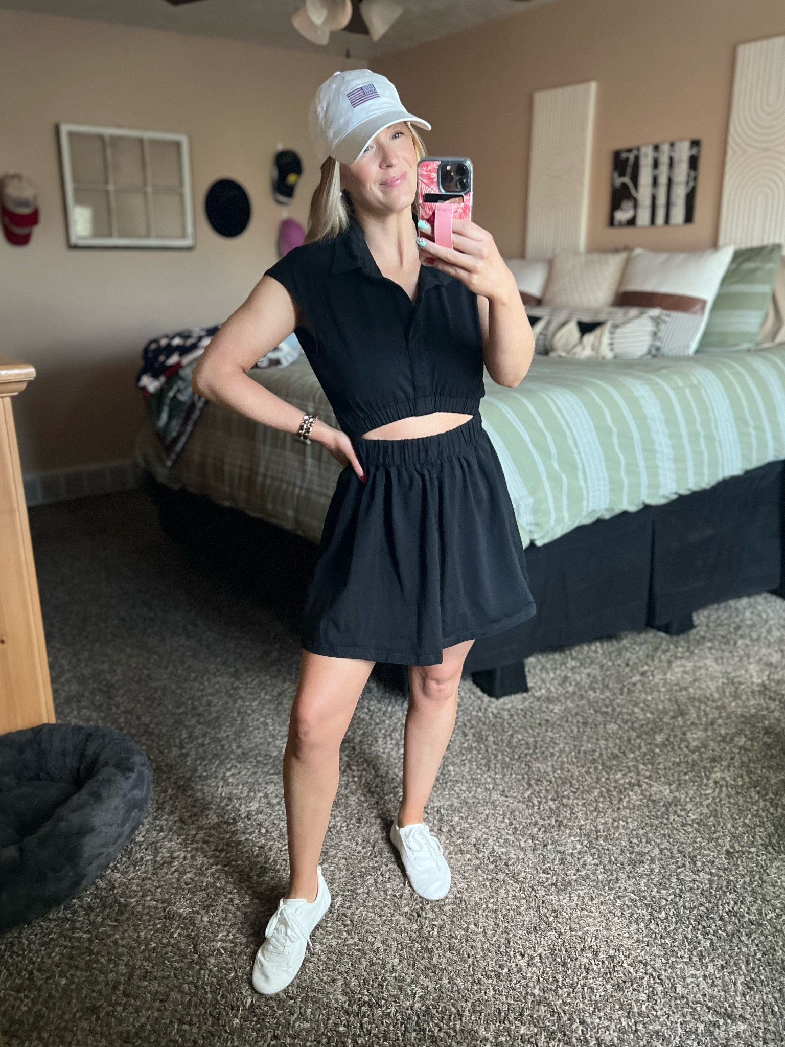 Dress is XS in Black
Shoes are Zara Derby shoes in a 38
Hat is old will link similarr

#LTKSeasonal #LTKFindsUnder50