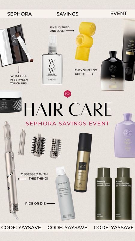 My top hair picks lately! Hair and scalp care was a priority for me the past few months and I’m always on the hunt for great products and tools! 
Use Code: YAYSAVE 



Hair care, scalp, price, hair tools, Sephora, sale 

#LTKbeauty #LTKover40 #LTKxSephora