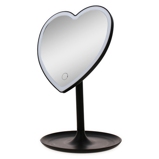 heart-shaped LED vanity mirror 13.5in | Five Below