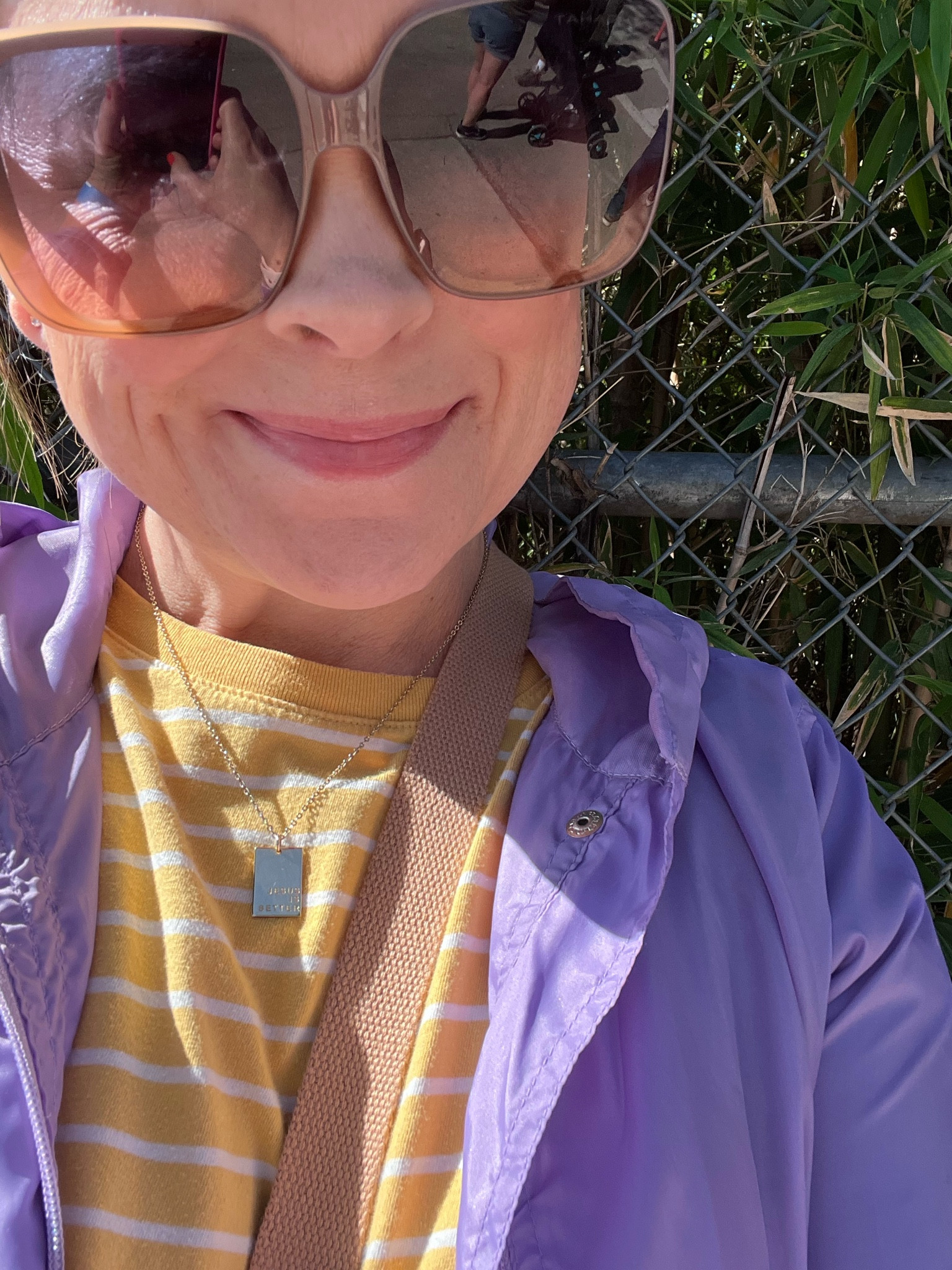 Custom necklace by made by Mary. Mine says “JESUS IS BETTER.”
Perfect for a gift.